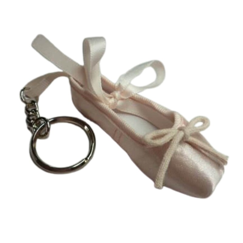 Lovely Ballet Shoe Keyring Stylish Pendant Keychains Ballet Shoe