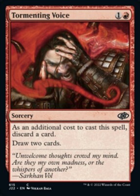 MTG Jumpstart 2022 C Tormenting Voice #615 PLAYSET 4x x4