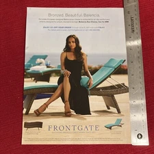 Frontgate Sun Chaise Chairs Sexy Woman 2008 Print Ad - Great To Frame!