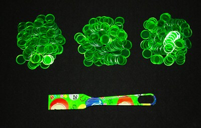 #ad Magnetic Designer Green Bingo Wand and 300 Chips Markers – Use on paper sheets $16.50