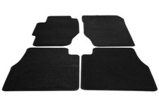 4 Pcs Custom Fit Black Trim Front Rear Carpet Floor Mat For 98-02 Accord 4d 2d