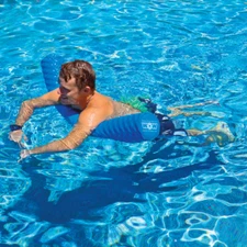 Wow Sports WOW Dipped Ribbed-Texture Foam Pool Noodle - Blue (17-2060B)