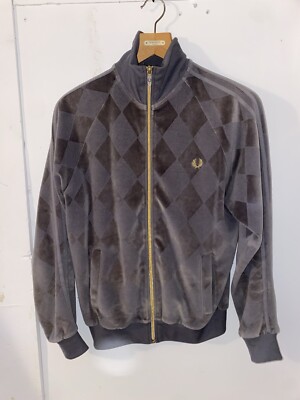 fred perry jumper velvet zip up UK