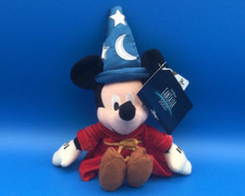 Disney Store Fantasia 2000 Sorcerer Bean Bag Plush 11" NEW Fast Free Shipping 
