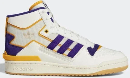 adidas Forum Exhibit Mid Inside Out - White Purple Gold