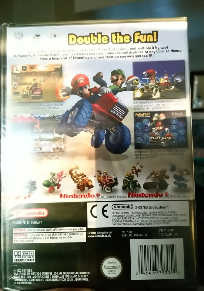 Mariokart doubledash gamecube game sealed - Image 3 of 4