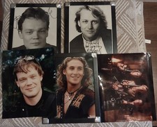 RARE Lot of 5 Autographed Young Hercules Cast Pictures, Micheal Hurst & More
