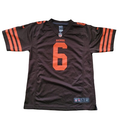 NFL Cleveland Browns Nike Trikot Brandneu. Mayfield 6 Größe Jugend Large