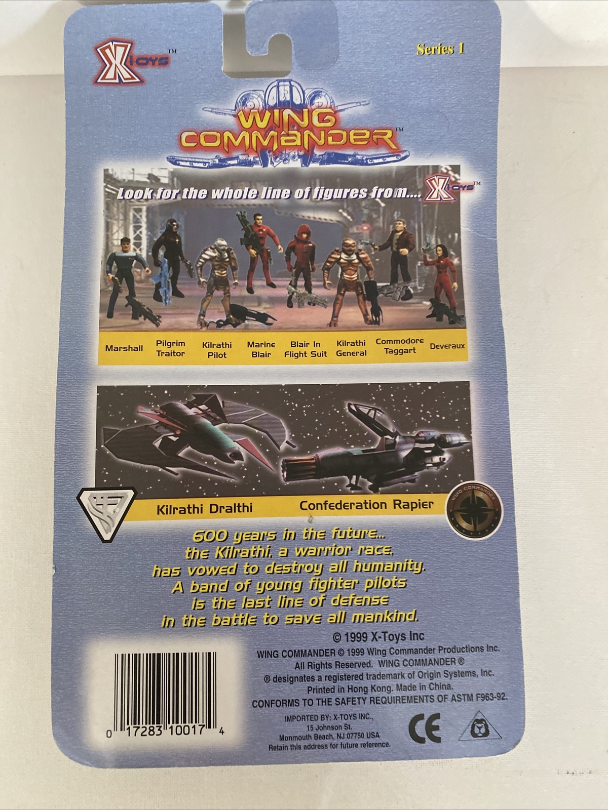 1999 X-Toys Series 1 Wing Commander Action Figure KILRATHI General - Picture 7 of 12