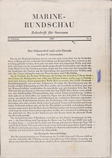MARINE-RUNDSCHAU ZEITSCHRIFT f&uuml;r SEEWESEN: DER SCHNORCHEL und sein EINSATZ