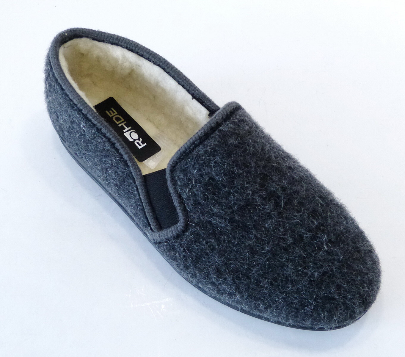 APL Rohde pantofole pantofole da casa pantofola 2610 82 grigio cosmos elastico larghezza G1 2