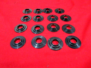 DEL WEST valve STEP spring locators 1.40 OD,  .045 THICK, NASCAR