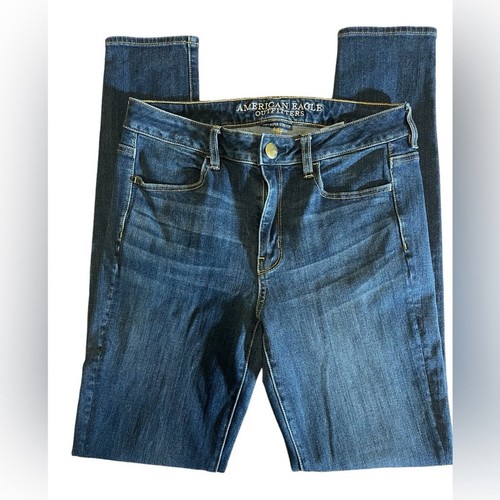 Jean Bootcut American Eagle Outfitters Femme Taille 0 Super Stretch - Occasion Très Bon état, Longueur D'entrejambe 29"