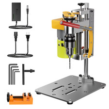 Portable Benchtop Driller Mini Drill Press Precision Table Drilling Machine Meta