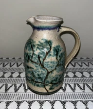 Vintage Andrew Quient Glazed Pottery Pitcher/Vase..