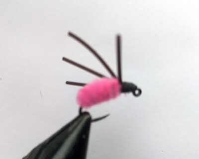 Bully Spider Fly Pink Bull Bluegill Spider for, Panfish, Bass, Trout