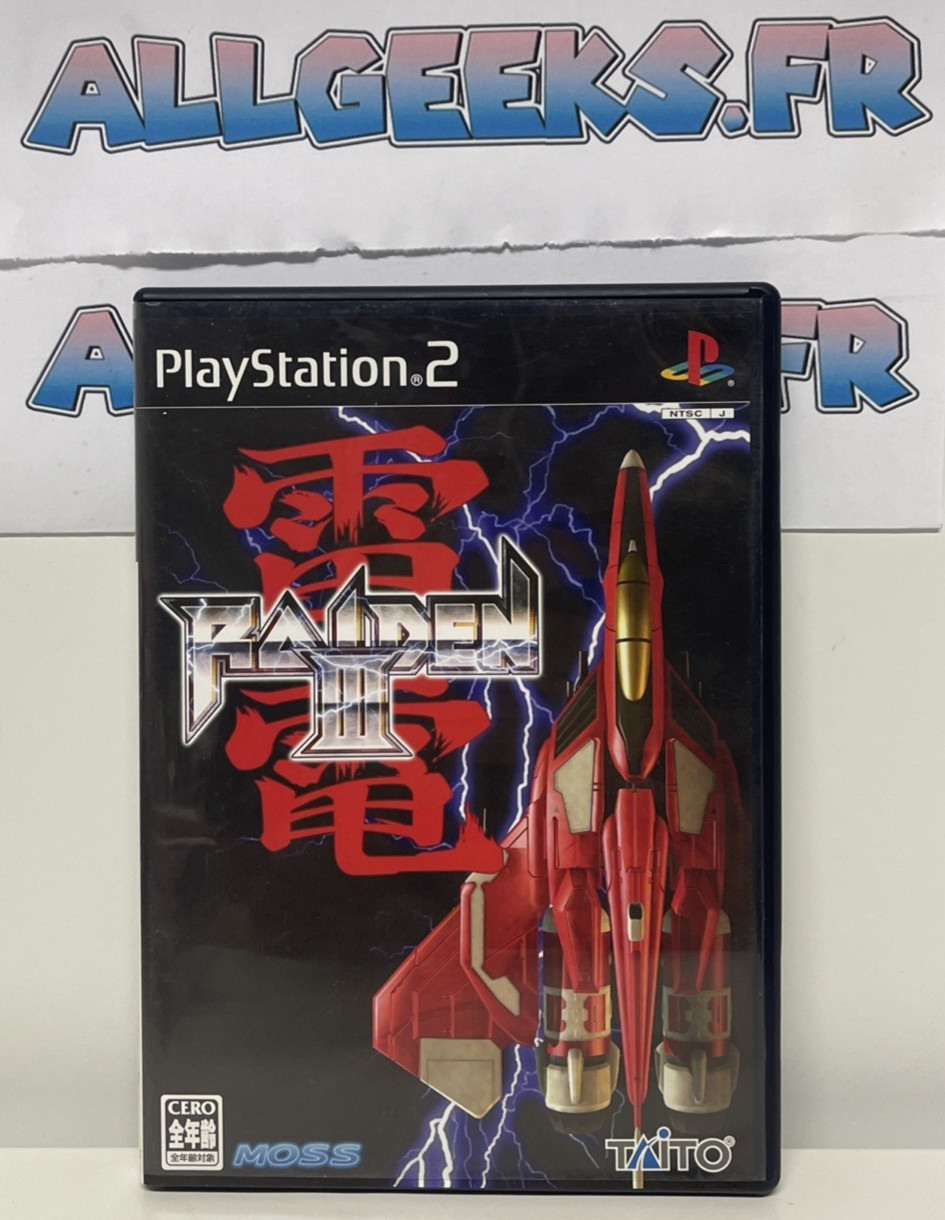Raiden III + RED CARD - Sony Playstation 2 PS2 NTSC Japan - NEAR MINT