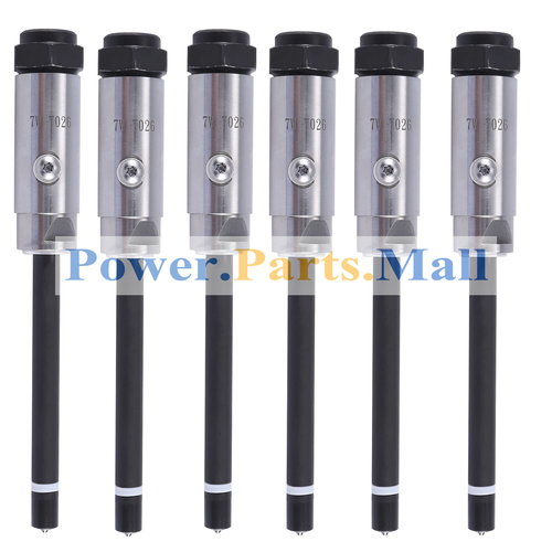 6 PC Fuel Injector 7W7026 0R3423 Fit For Caterpillar Tractor D9R Engine 3406B - Picture 5 of 5