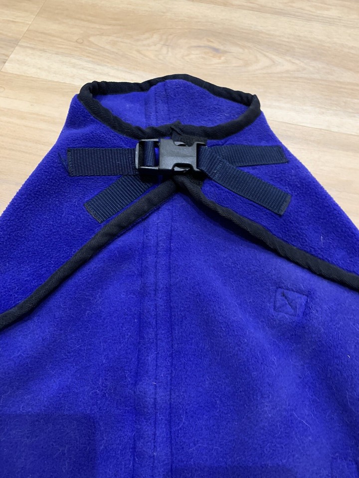 New Equafleece Polartec Dog Coat Cobalt Blue Size 20 eBay