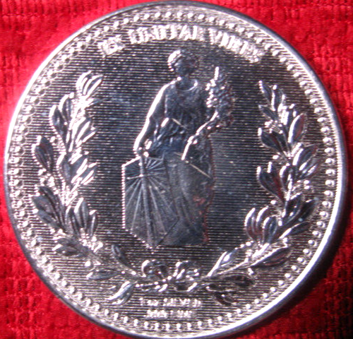 1oz.Silver Round John Wick Continental ENS CAUSA SUI MMI EX UNITAE VIRES LION 17 - Picture 3 of 4