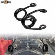 2"Properly Wound Scissor Springs For Harley Chopper/Bobber Moto Solo Seat Black