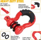Forged-Steel D Ring Shackle Towing for Tow Strap Winch-Off Road Vehicle Recovery | Shopee
