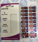 # Nail Foil British flag design 16 Pieces Nail Art *new*