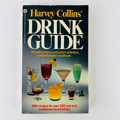 Harvey Collins Drink Guide Paperback Book Vintage Edition