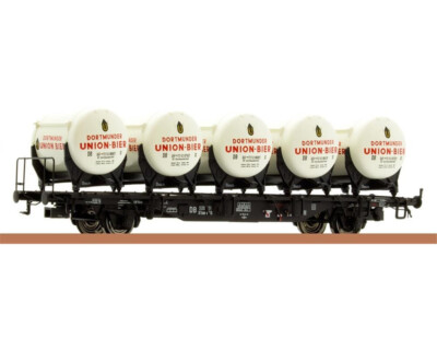 Brawa H0 49104 Behältertragwagen Dortmunder Union  , Epoche III, NEU