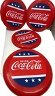 Lot of 4 Vintage Coca-Cola Disc Frisbee Enjoy Coca Cola Red & White Coke