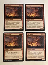 4x Mtg D&D Forgotten Realms Red Dragon NM/M M...