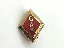 Girls Athletics Association Lapel Pin Award GAA Vintage High School Sports Tiny