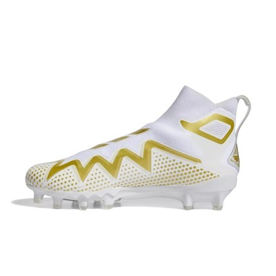 NEW Adidas Freak Ultra 22 Mens Sz 9.5 White Gold Metallic  display picture 1