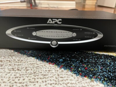 APC H10 blk Home Theater Power Conditioner rack mount