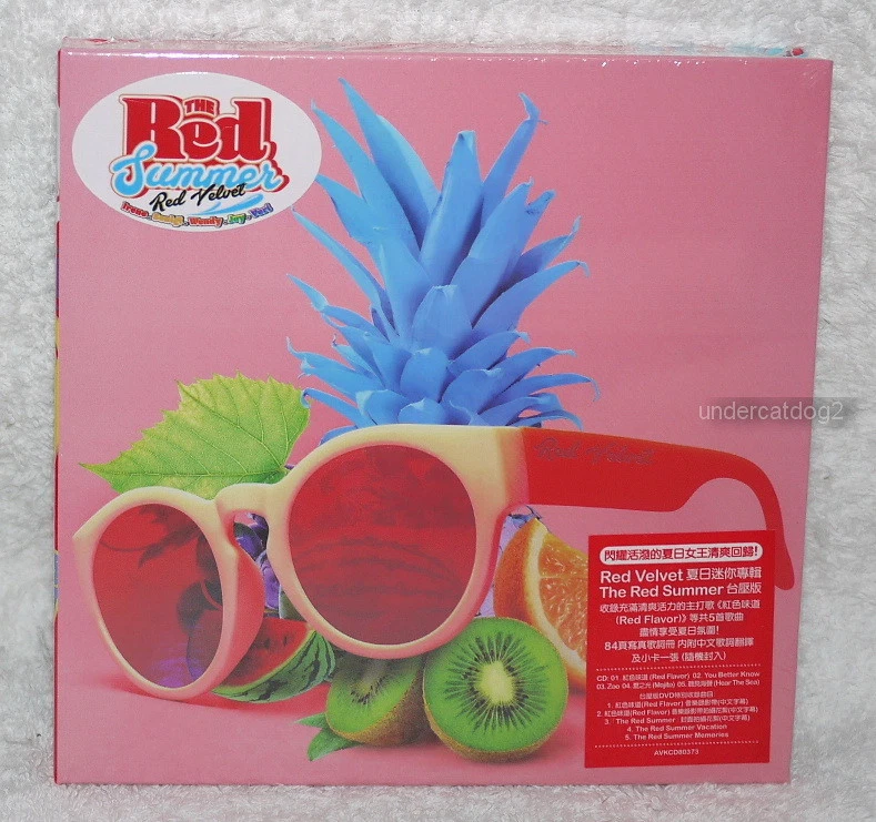 Red Velvet Mini Album The Red Summer 2017 Taiwan Ltd CD+DVD+Card - Image 2 of 4