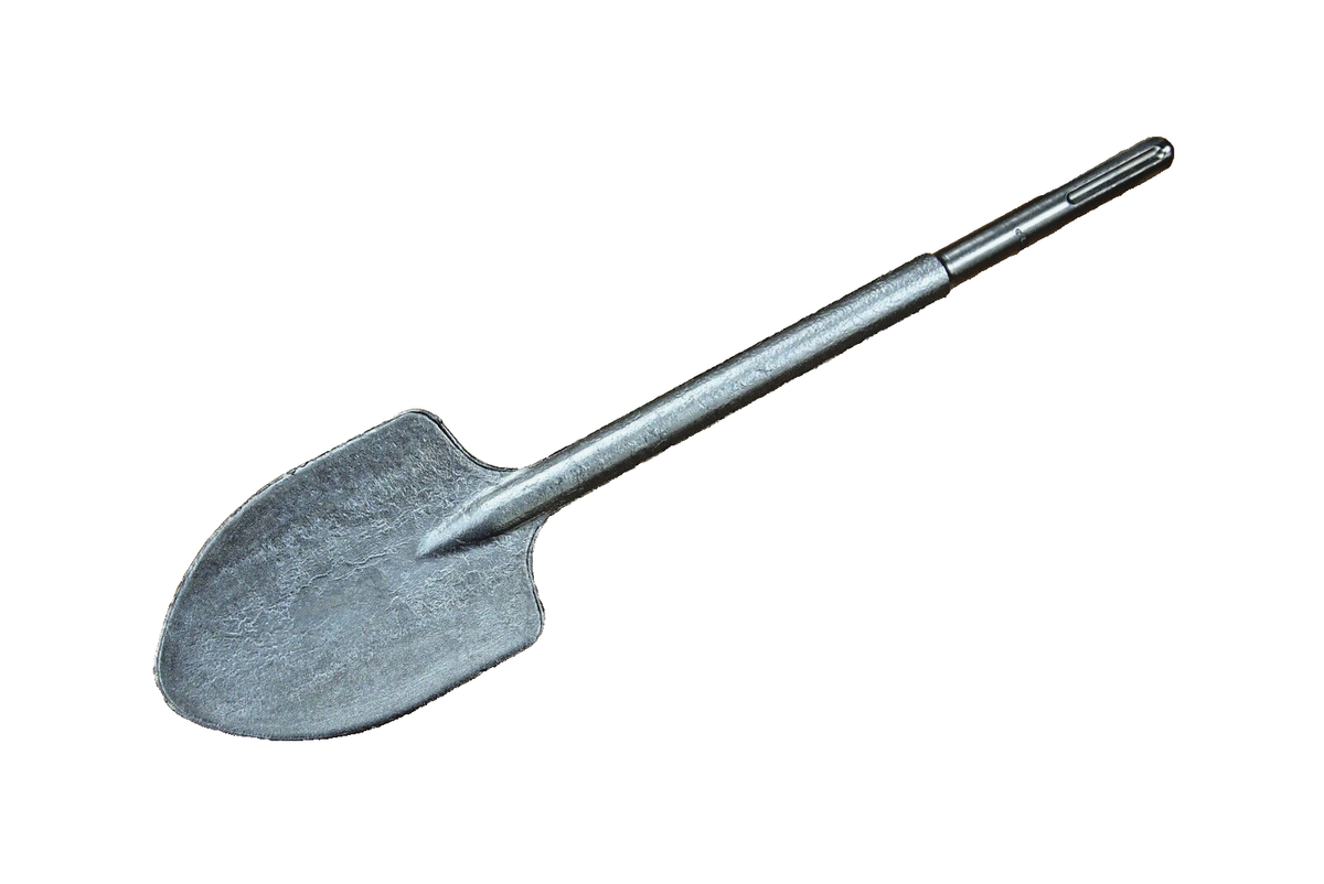 SDS-Max Clay Spade Shovel 4-1/4