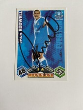 JACK RODWELL - EVERTON FC FOOTBALL SIGNED MATCH ATTAX CARD