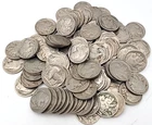 100 Unsearched Buffalo Nickel 5C Circulated Lot. H177