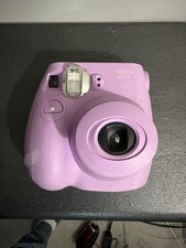 Fujifilm Instax Mini 7S Instant Camera - Purple powers on
