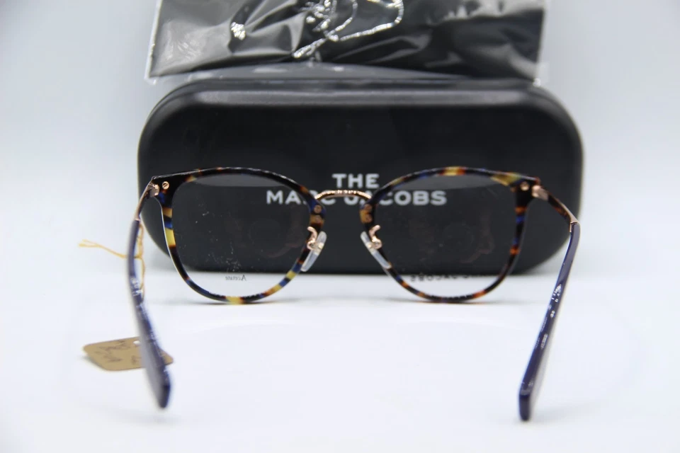 NUEVAS GAFAS MARC JACOBS 331/F AY0 AZUL HABANA MONTURAS AUTÉNTICAS 50-21 Foto 4 de 4