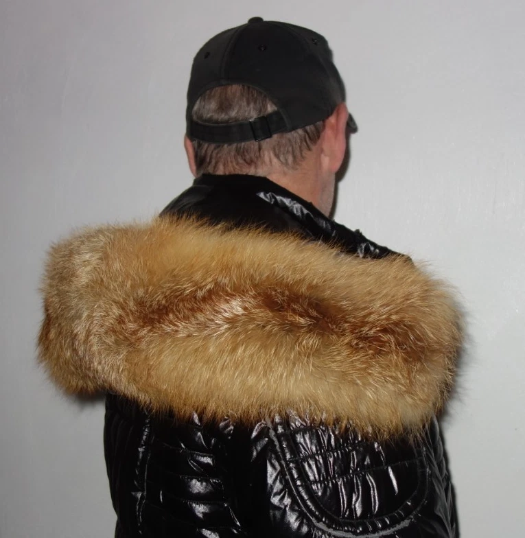 Rotfuchs Pelz Kapuze Kragen Real Fox Pelzragen für Canada goose Jacke Fellkragen - Bild 1 von 4
