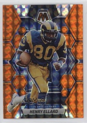 2023 Panini Mosaic Orange Mosaic Prizm 63/199 Henry Ellard #141 0bg8