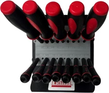 Eklind 13pc SAE Hex Screwdriver Set Ball End .050"-3/8 INCH 90114 w Stand
