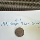 1921 Morgan Silver Dollar $1 Silver Business Strike Circulated Uncertified #3