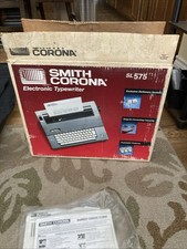 Smith Corona SL575 5A-A Spell Right Portable Electric Typewriter w/ Cover thumbnail