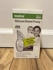 Haakaa MHK002 Original Silicone Breastfeeding Manual Breast Milk Pump, 4oz