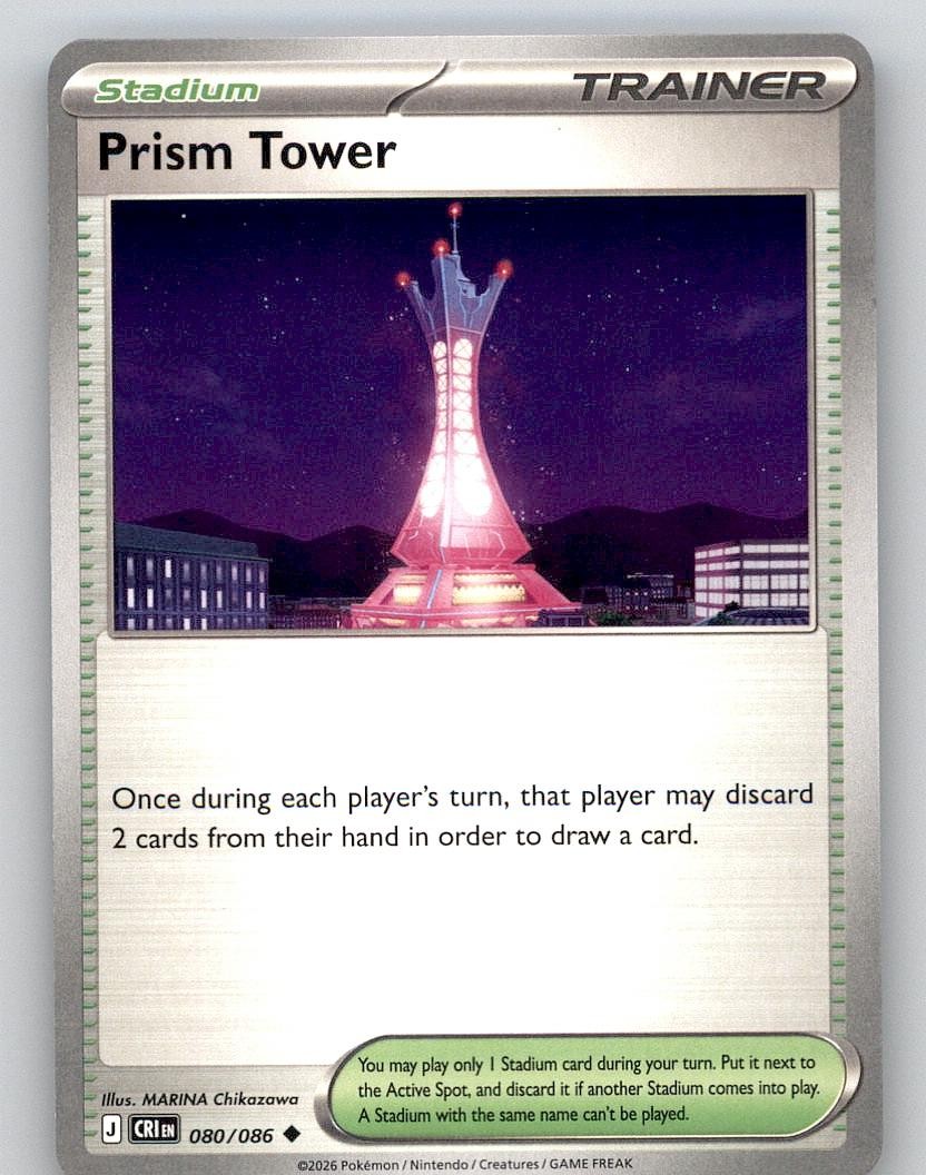 Prism Tower 080/086 Uncommon Chaos Rising Pokemon Lightly Played