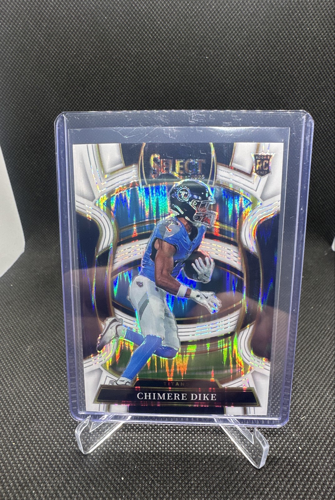 2025 Panini Select - Concourse Chimere Dike #27 White Shock Prizm /799 (RC)