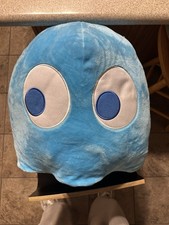 Pac-Man Blue Ghost RARE Plush Round 1 Exclusive