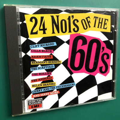 24 NO1s OF THE 60s Classic Rock British Invasion CD Shadows   Scaffold   Hollies